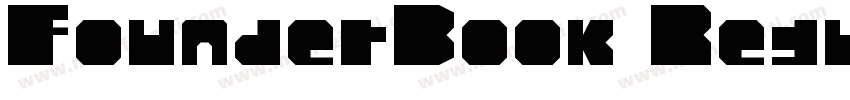 FounderBook Regular字体转换